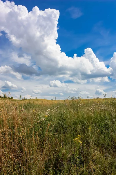 Doğa ve manzara Reims Fransa çevresinde bulutlu gökyüzü görünümü