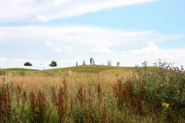 Doğa ve manzara Reims Fransa çevresinde bulutlu gökyüzü görünümü