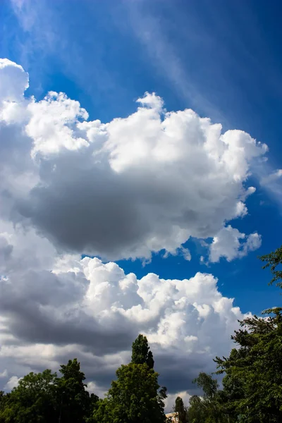 Veduta Della Natura Del Paesaggio Con Cielo Nuvoloso Intorno Reims — Foto Stock