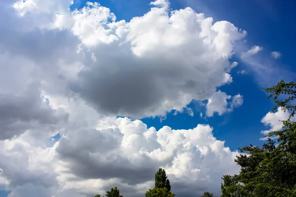Veduta Della Natura Del Paesaggio Con Cielo Nuvoloso Intorno Reims — Foto Stock