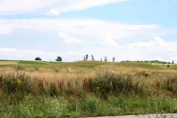 Doğa ve manzara Reims Fransa çevresinde bulutlu gökyüzü görünümü