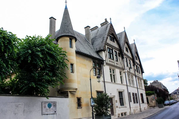 Reims França Julho 2018 Vista Edifícios Tradicionais Nas Ruas Centro — Fotografia de Stock