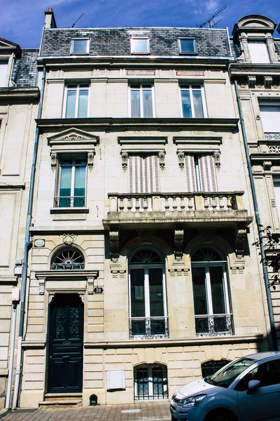 ランス フランス 2018 日午前中にランスの街 Rue Buirette 通りの建物の表示 — ストック写真