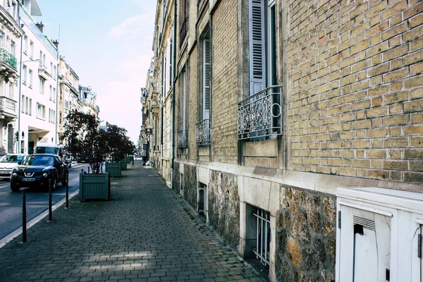 Reims France Juillet 2018 Vue Des Bâtiments Rue Buirette Reims — Photo