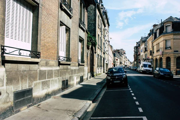 Reims France Juillet 2018 Vue Des Bâtiments Rue Des Poissonniers — Photo