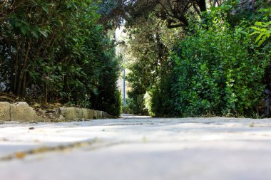 Kudüs İsrail 09 Haziran 2018 zemin seviyesine öğleden sonra Kudüs'ün sokak görünümü