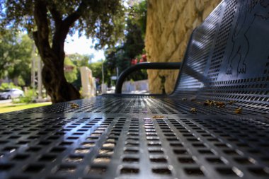 Kudüs İsrail 09 Haziran 2018 zemin seviyesine öğleden sonra Kudüs'ün sokak görünümü