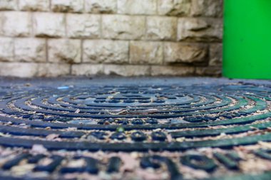 Kudüs İsrail 09 Haziran 2018 zemin seviyesine öğleden sonra Kudüs'ün sokak görünümü