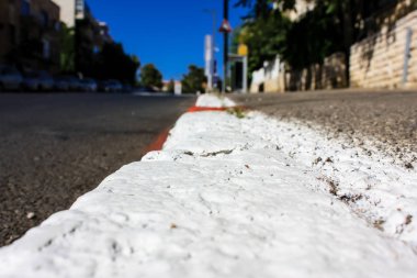 Kudüs İsrail 09 Haziran 2018 zemin seviyesine öğleden sonra Kudüs'ün sokak görünümü