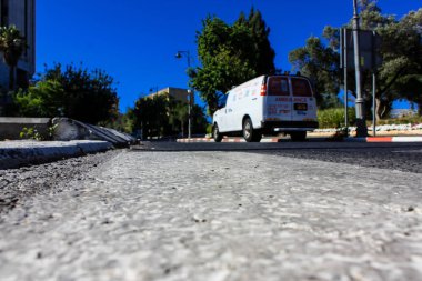 Kudüs İsrail 09 Haziran 2018 zemin seviyesine öğleden sonra Kudüs'ün sokak görünümü