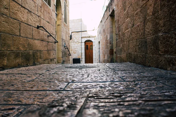 Jerusalén Israel Junio 2018 Vista Calle Ciudad Vieja Jerusalén Desde — Foto de Stock