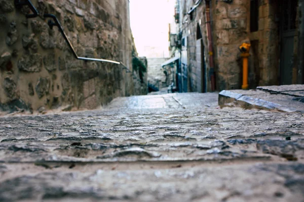 Jerusalém Israel Junho 2018 Vista Rua Cidade Velha Jerusalém Partir — Fotografia de Stock