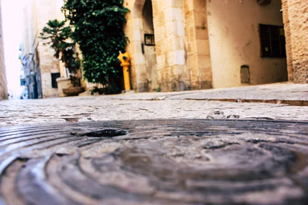 Jerusalén Israel Junio 2018 Vista Calle Ciudad Vieja Jerusalén Desde — Foto de Stock