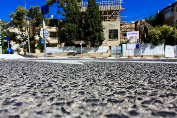 エルサレム イスラエル 2018 日午後に地上からエルサレムの通りの眺め — ストック写真