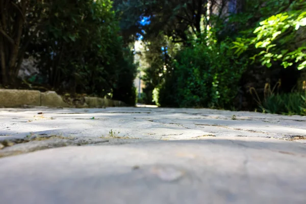 Kudüs İsrail 09 Haziran 2018 zemin seviyesine öğleden sonra Kudüs'ün sokak görünümü