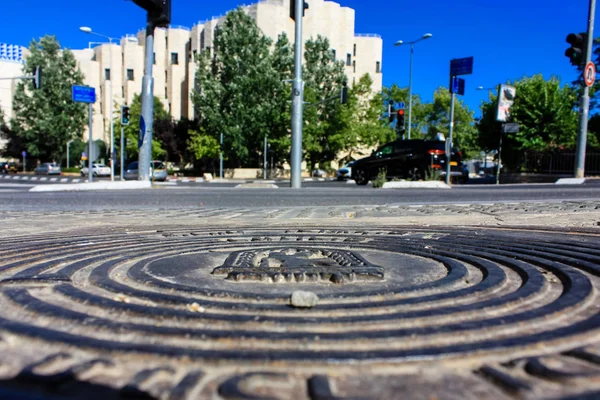 Kudüs İsrail 09 Haziran 2018 zemin seviyesine öğleden sonra Kudüs'ün sokak görünümü