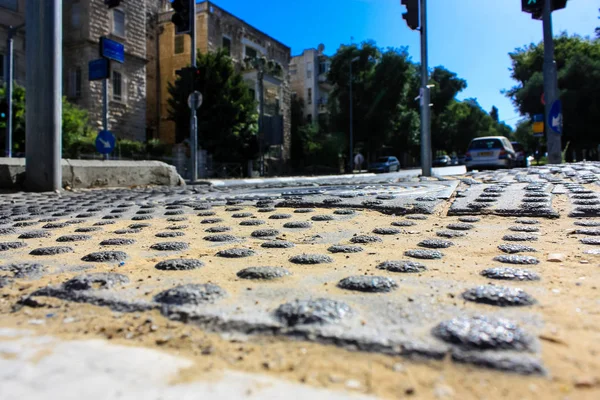 Kudüs İsrail 09 Haziran 2018 zemin seviyesine öğleden sonra Kudüs'ün sokak görünümü