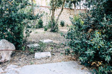 Teddy park bahçe ve Çeşme Kudüs İsrail görünümü