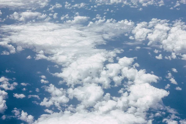 在1万英尺高空的地中海鸟瞰在下午 — 图库照片