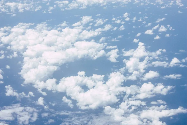 öğleden sonra 10.000 feet irtifada Akdeniz'in havadan görünümü