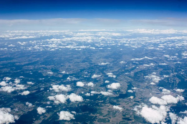 Vista Aérea Maciço Mont Blanc Entre França Itália 000 Pés — Fotografia de Stock