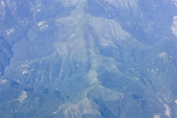 Vista Aérea Maciço Mont Blanc Entre França Itália 000 Pés — Fotografia de Stock