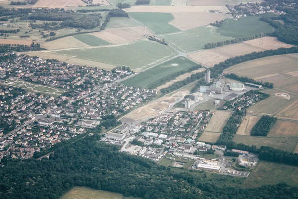 Frankrijk Juni 2018 Luchtfoto Van Gebouwen Buurt Van Parijs Frankrijk — Stockfoto