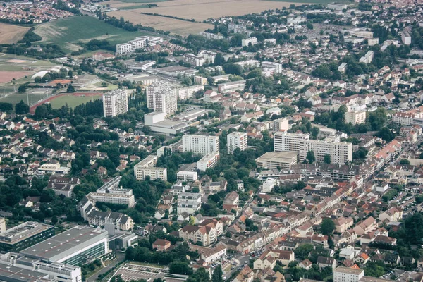 法国2018年6月29日法国巴黎近1万英尺高空建筑鸟瞰图 — 图库照片