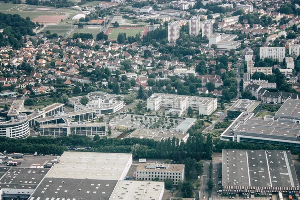 Frankreich Juni 2018 Luftaufnahme Von Gebäuden Der Nähe Von Paris — Stockfoto