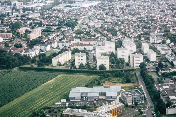 Frankrijk Juni 2018 Luchtfoto Van Gebouwen Buurt Van Parijs Frankrijk — Stockfoto