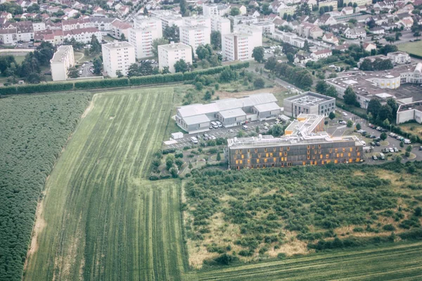 Frankrijk Juni 2018 Luchtfoto Van Gebouwen Buurt Van Parijs Frankrijk — Stockfoto