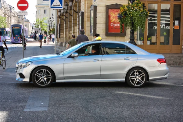 Reims Fransa 02 Temmuz 2018 Fransa Reims şehir sabah takside görünümünü