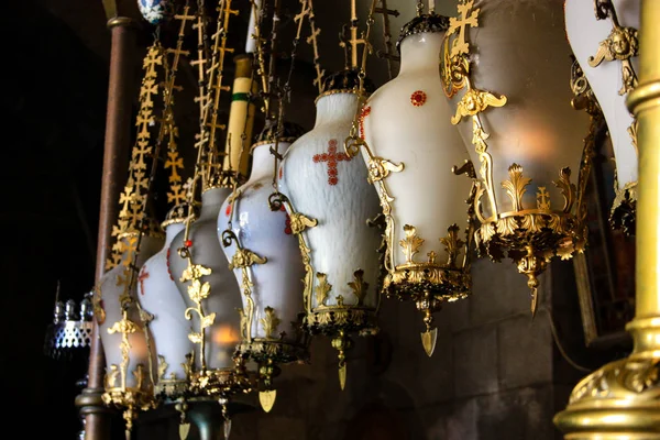 Jerusalem Israel Januari 2018 Visa Tomben Kristus Vid Kyrkan Heliga — Stockfoto