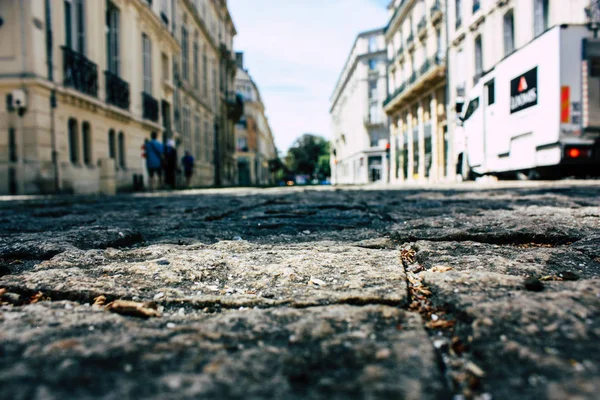 Reims Frankreich Juli 2018 Blick Auf Unbekannte Menschen Die Nachmittag — Stockfoto