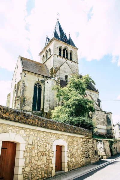 Villedommange France Juillet 2018 Vue Église Gothique Village Villedommange Champagne — Photo