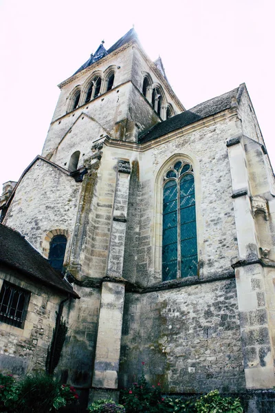 Villedommange Frankrijk Juli 2018 Uitzicht Gotische Kerk Van Het Dorp — Stockfoto