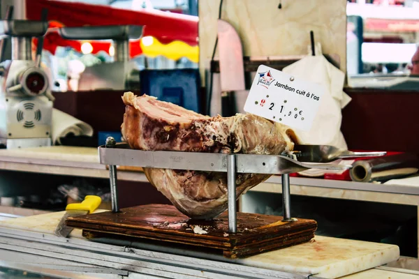 Reims France July 2018 View Delicatessen Sold Reims Market Morning — Stock Photo, Image