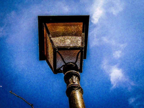 Paris France June 2016 Closeup Public Lighting Streets Paris Morning — Stock Photo, Image
