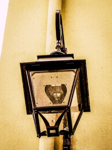 Paris France June 2016 Closeup Public Lighting Streets Paris Morning — Stock Photo, Image