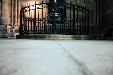 Reims Fransa 13 Ağustos 2018 öğleden sonra Notre Dame Katedrali Reims içinde mimarisinin görünümü
