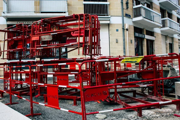 Reims Francia Agosto 2018 Vista Una Obra Construcción Nuevo Edificio — Foto de Stock