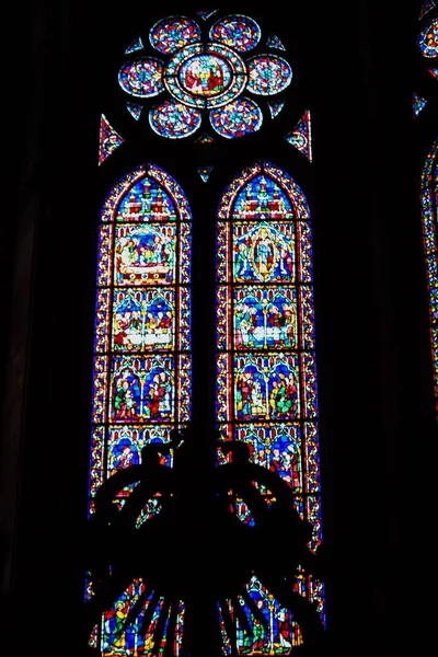 Реймс Франції Серпня 2018 Зору Архітектури Notre Dame Соборі Реймсі — стокове фото