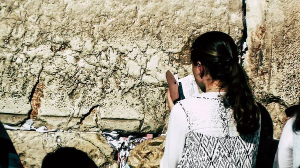 Kudüs Israil Haziran 2018 Sabah Kudüs Eski Kentinde Batı Duvarı — Stok fotoğraf