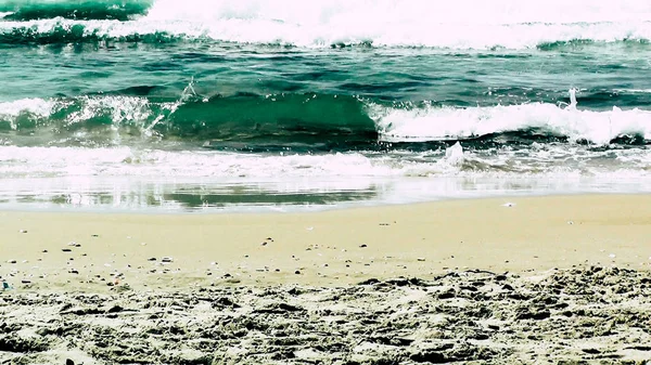 Vista Una Playa Salvaje Israel — Foto de Stock