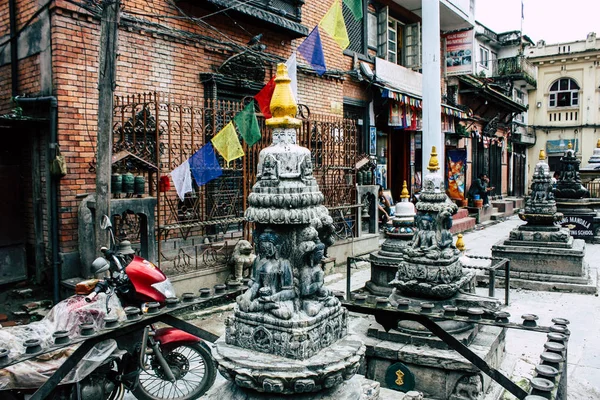 Kathmandu Nepal Augustus 2018 Weergave Van Shree Gha Stupa Tempel — Stockfoto