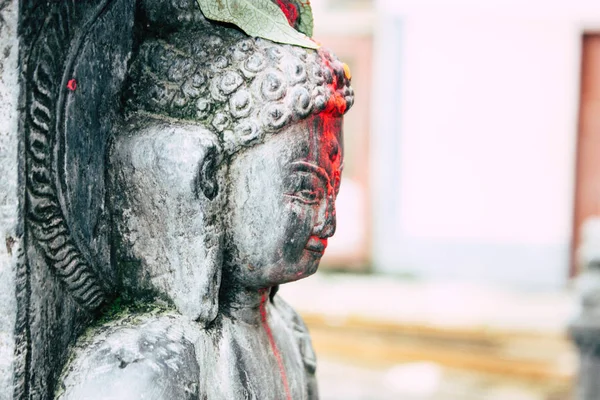 Kathmandu Nepal Augustus 2018 Weergave Van Shree Gha Stupa Tempel — Stockfoto