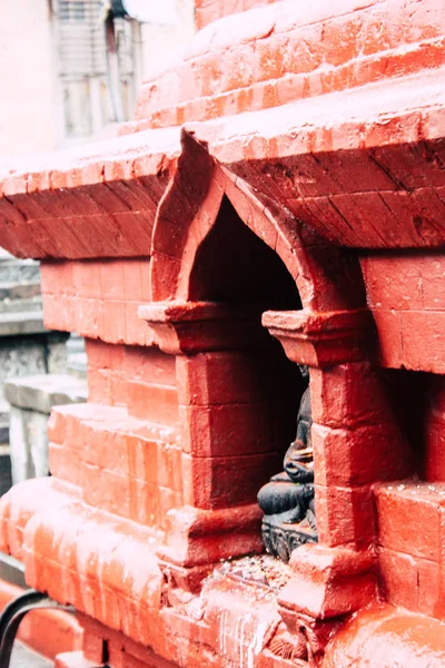 Kathmandu Nepal August 2018 View Temple Located Top Monkey Temple — Stock Photo, Image