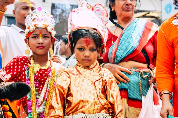 Katmandu Nepal Ağustos 2018 Pashupatinath Tapınağı Nda Kutsal Bir Inek — Stok fotoğraf