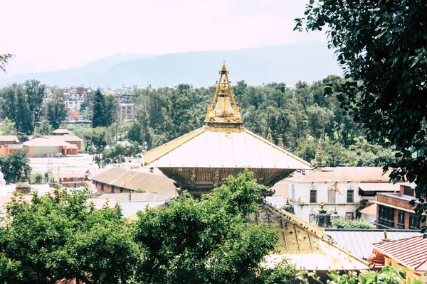 Kathmandu Nepal August 2018 Blick Auf Den Pashupatinath Tempel Morgen — Stockfoto