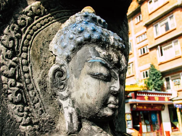 Kathmandu Nepal Agosto 2018 Veduta Del Tempio Shree Gha Stupa — Foto Stock